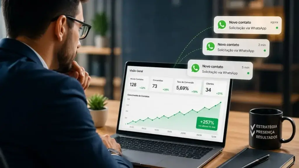 site que gera clientes todos os dias com aumento de leads e faturamento